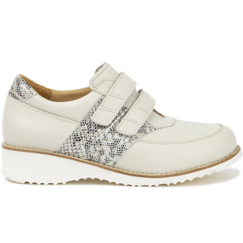Marianne - 7117.2.444 Leather Off-White/Lizzard Silver Combi