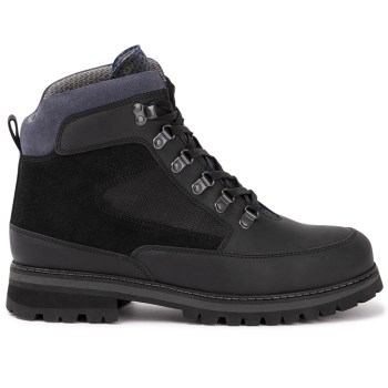 7243.0.020 Water Resistant Leather Black/Navy Combi