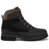7243.0.070 Water Resistant Leather Black/Olive Combi