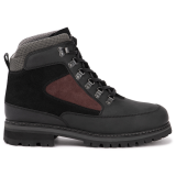 7243.0.009 Water Resistant Leather Black/Burgundy Combi