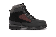 7734.0.009 Water Resistant Leather Black/Burgundy Combi
