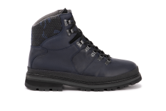 7733.0.202 Water Resistant Leather Navy/Black Combi