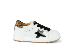 420121.101 Grain Leather White/Patent Black Combi