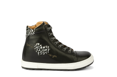 531703.000.1 Leather Black/Fantasy Embossed Black Silver